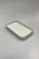 Royal Copenhagen Rødtop/Rødkant Rektangulært fad No. 3078