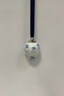 Royal Copenhagen Musselmalet Riflet Påskeæg - Palmette 2005