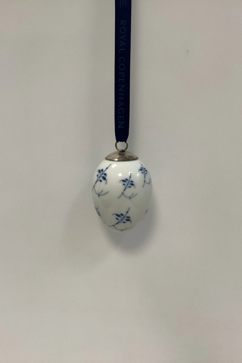 Royal Copenhagen Musselmalet Riflet Påskeæg - Palmette 2005