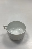 Royal Copenhagen Hvid Vifte Tekop med Underkop No. 84/11554