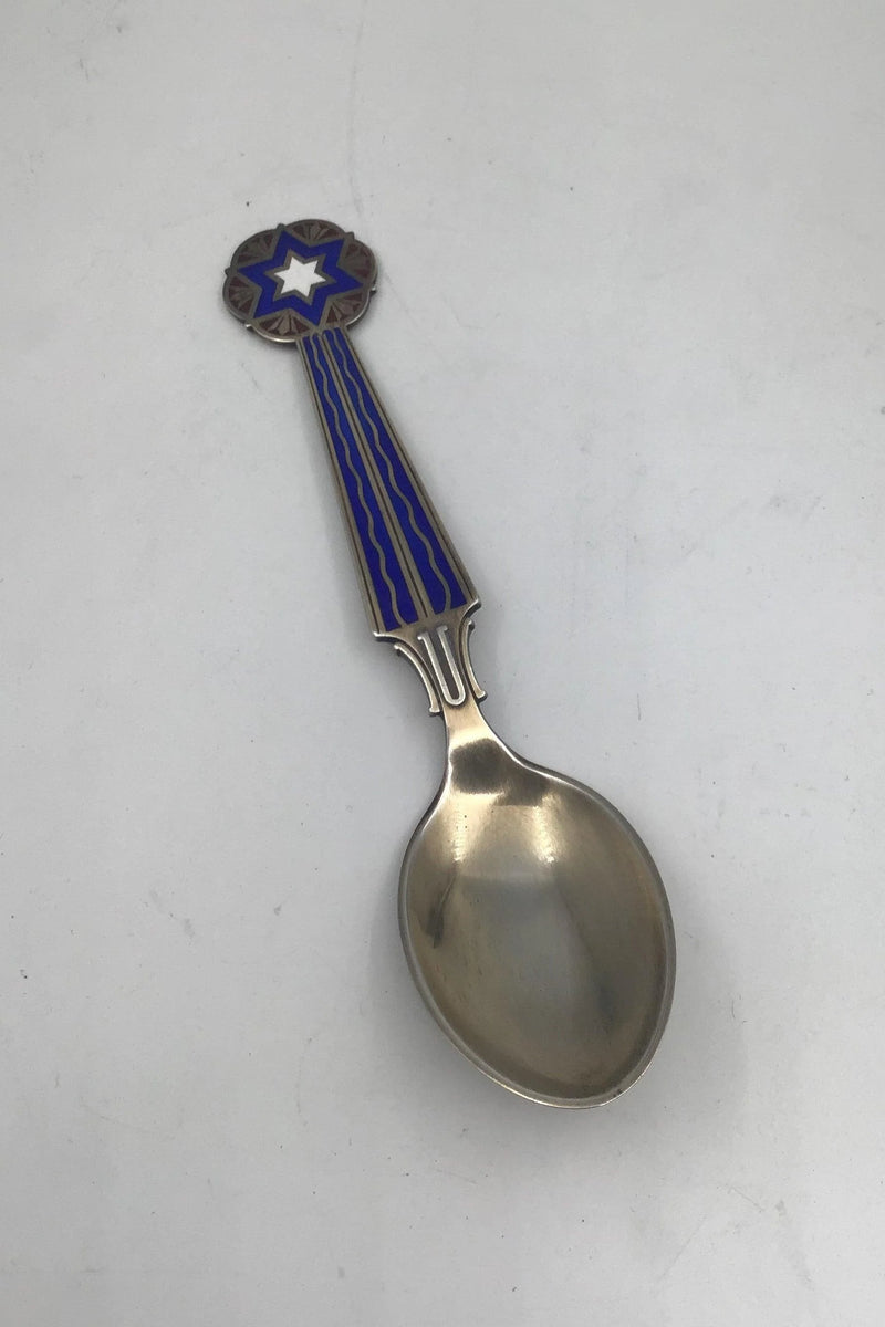 Grann og Laglye Sterling Sølv Emalje Juleske 1954