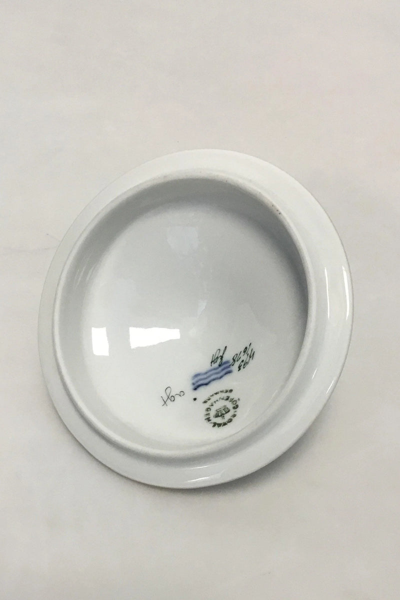 Royal Copenhagen Let Saksisk Blomst Låg til sukkerskål No 1678