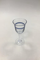 "Blå Klokke" Portvinsglas Holmegaard