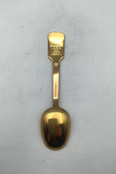 Anton Michelsen Commemorative Spoon In Gold-plated Sterling Silver from 1970.