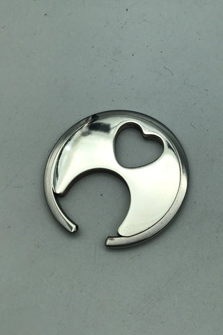 Georg Jensen Sterling Sølv Hjerte Nøglering No. 422 Andreas Mikkelsen