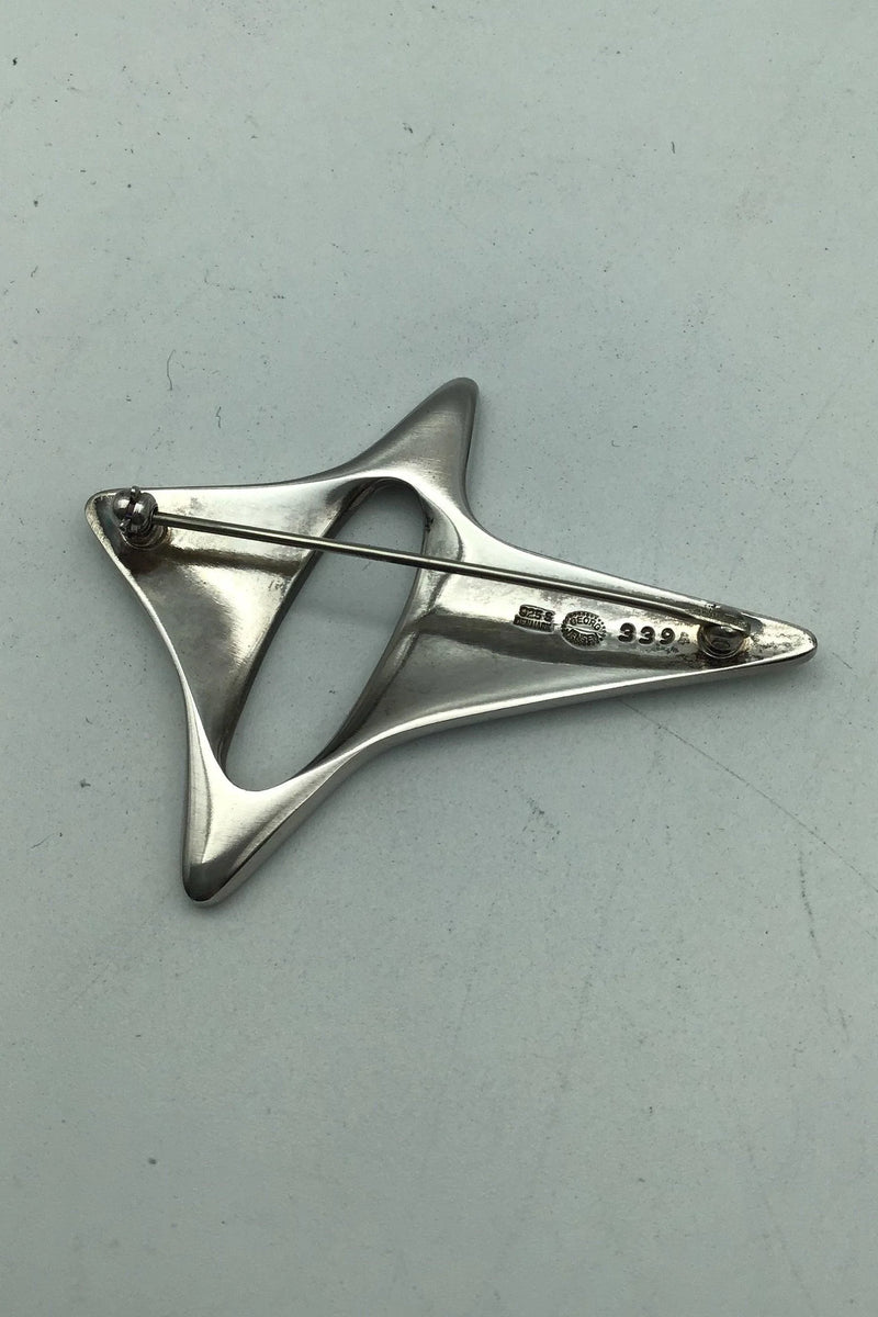 Georg Jensen Sterling Sølv Broche No 339 Koppel