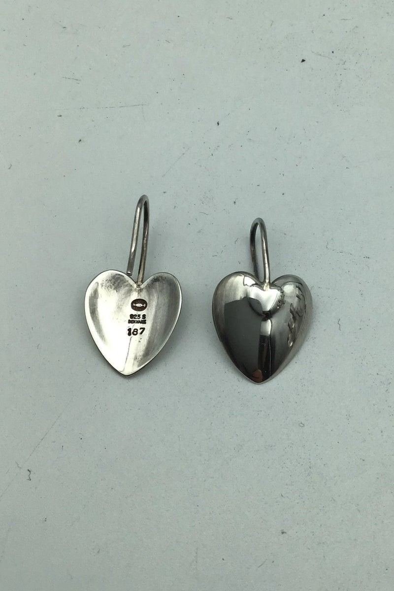 Georg Jensen Sterling Sølv Øreringe No. 187