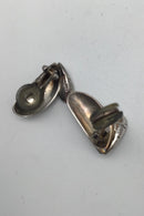 Georg Jensen Sterling Sølv Øreclips 2003 Isabell Kristensen