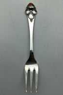 Sæt Dansk Arbejde (DTA) Sølv Kagegafler med Rav (12)