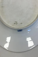 Royal Copenhagen Pattern no. 478 Rose garland with gold Large oval dish No 9039