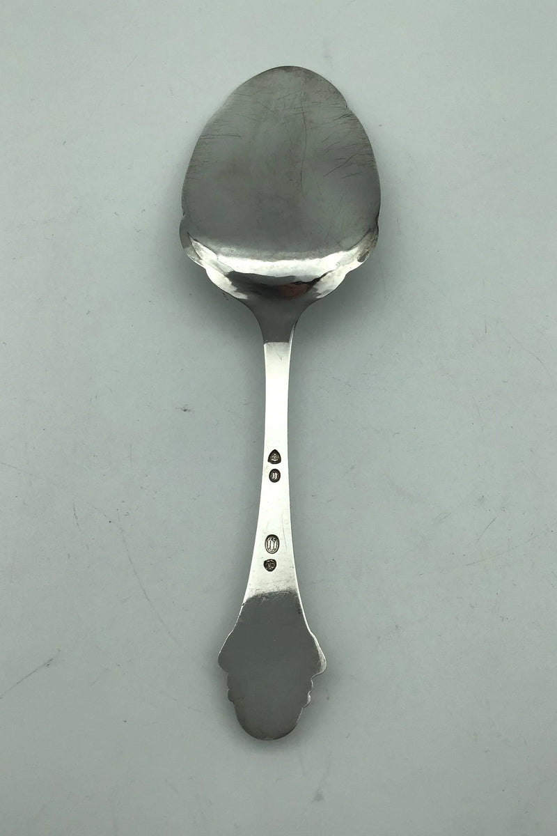 Dansk Arbejde (DTA) Sølv Serveringsspade med Rav