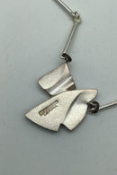 Lapponia Sterling Sølv Ibenholt Halskæde Björn Weckström