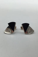 Lapponia Sterling Sølv Ibenholt Øresstikker Björn Weckström