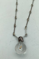 Lapponia Sterling Sølv Acryl Halskæde Björn Weckström