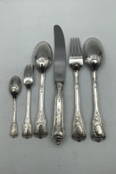 A. Michelsen Sterling Sølv Rosenborg Bestiksæt til 6 Personer (36 dele)