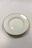 Royal Copenhagen Smooth Cream-colored Pattern Deep Plate No 9587