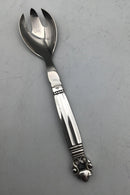 Georg Jensen Sterling Sølv/Stål Konge Salatgaffel No. 134B