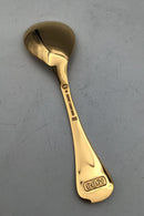 Georg Jensen Jahreslöffel 1988 Vergoldetes Sterlingsilber mit Emaille