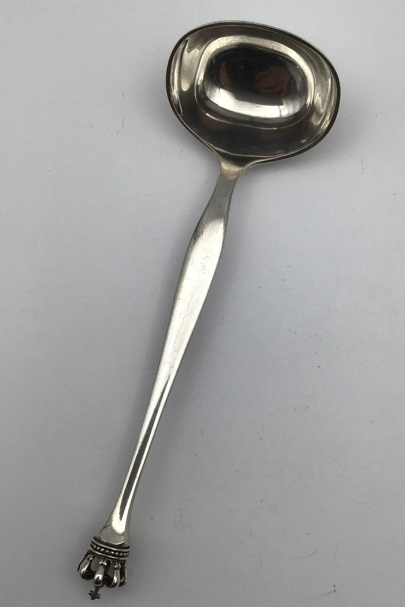 Dänische Krone DGS Sterlingsilber-Saucenschöpfer