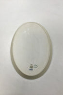 Royal Copenhagen Creme Svejfet med Guld (Stel 1235) Lille Ovalt fad No 1863