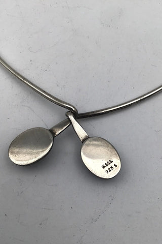 W&S Sørensen Sterling Sølv Halsring