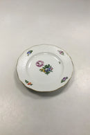Royal Copenhagen Saksisk Blomst Let Bicelle Desserttallerken No 493/2031