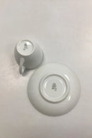 ビング＆グロンダール エレガンス、ホワイト コーヒーカップ＆ソーサー 102号