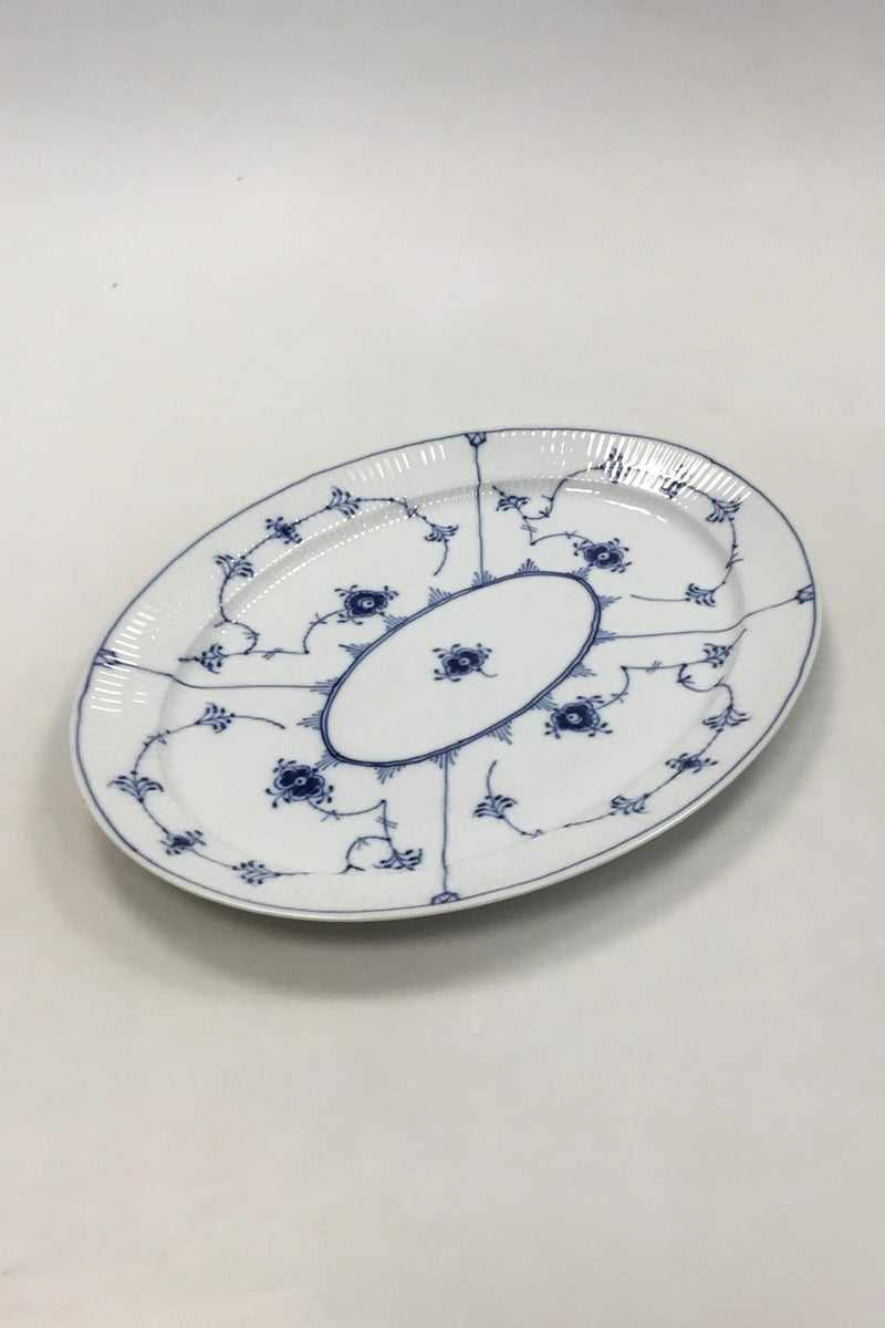 ロイヤルコペンハーゲン ブルーフルーテッドオーバルディッシュ No 633