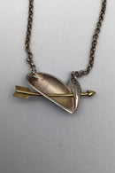 Georg Jensen Sterling Sølv/Guld Vedhæng 2003 Isabell Kristensen