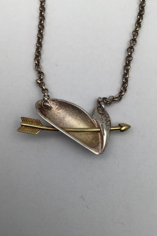 Georg Jensen Sterling Sølv/Guld Vedhæng 2003 Isabell Kristensen