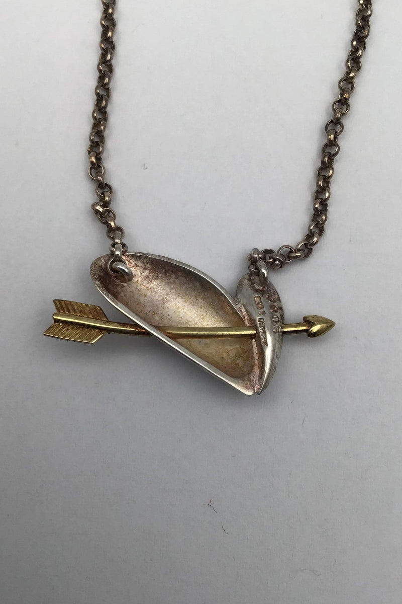 Georg Jensen Sterling Sølv/Guld Vedhæng 2003 Isabell Kristensen