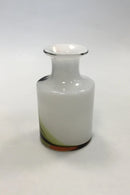 Holmegaard Vase aus Buntglas signiert PL für Per Lûtken