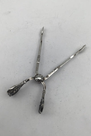 Georg Jensen Sterling Silver Ornamental Sugar Tongs No. 174