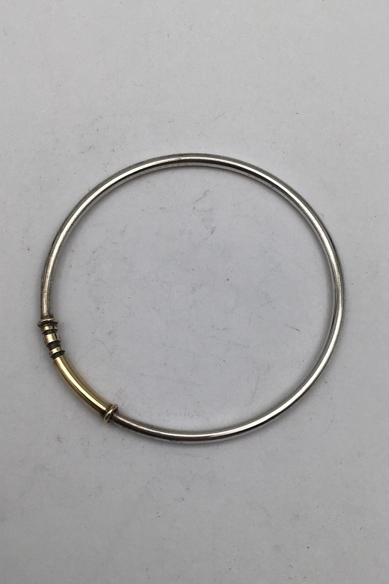 Georg Jensen / Hans Hansen Sterling Sølv / Guld Armring