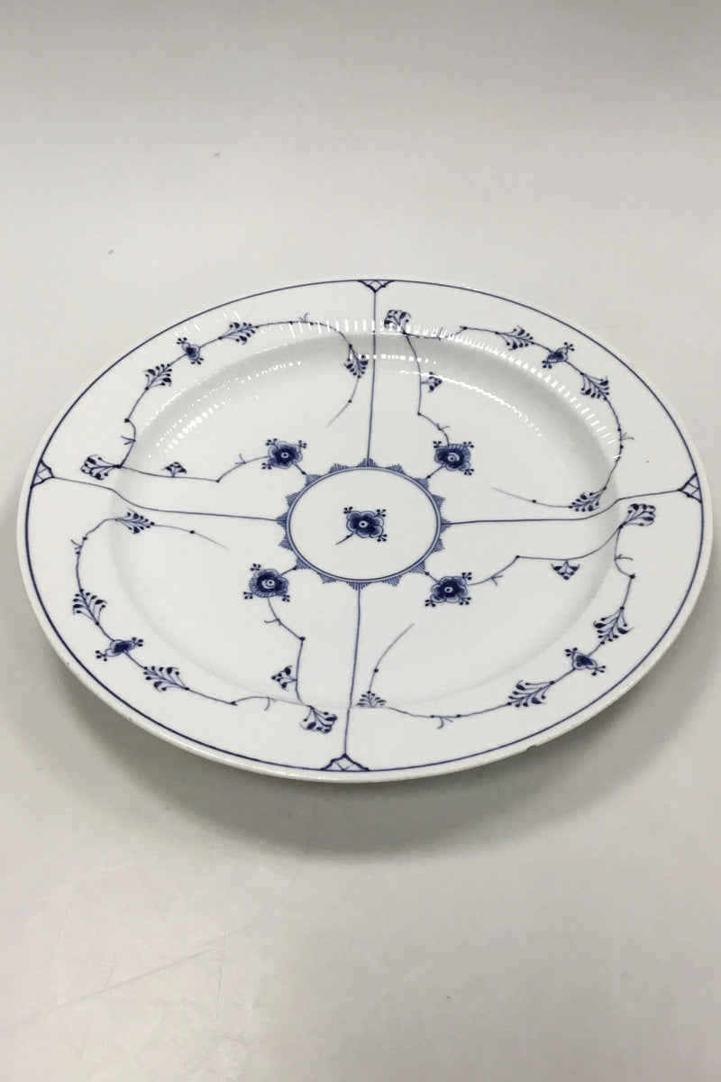 Royal Copenhagen Musselmalet Riflet Rundt Fad No 108