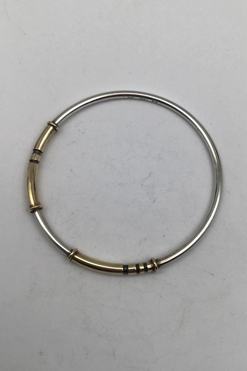 Georg Jensen / Hans Hansen Sterling Sølv / Guld Armring