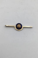 Georg Jensen / Royal Copenhagen Forgyldt Sterling Sølv / Porcelæn Slipsenål
