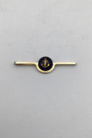 Georg Jensen / Royal Copenhagen Forgyldt Sterling Sølv / Porcelæn Slipsenål