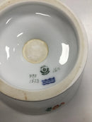 Royal Copenhagen Saxon Flower Light Cake Bowl on High Foot No 1528