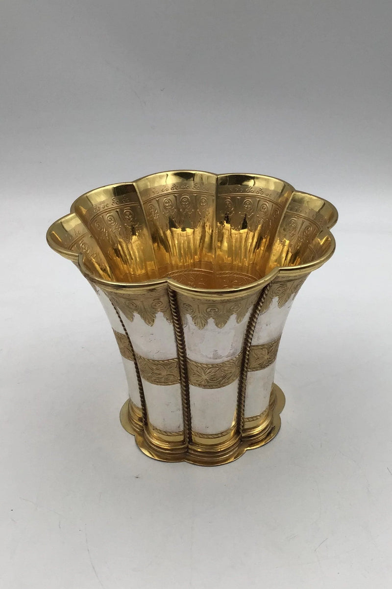 Edvard Andersen Sterling Sølv Margrethebæger