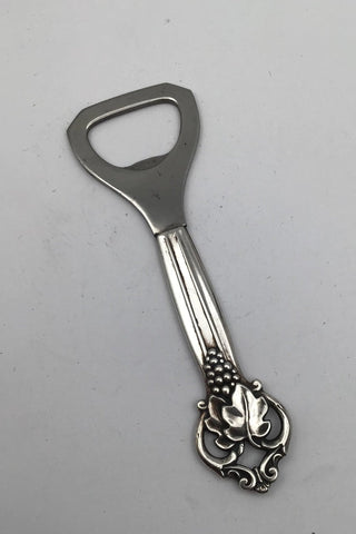 Dänisch Silber / Stahl Flaschenöffner mit Trauben