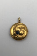 Evald Nielsen 14K Gold Pendant Moonstone