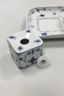 Bing og Grøndahl Blåmalet / Royal Copenhagen Musselmalet Riflet Gammelt Blækhus