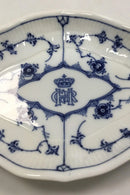 Royal Copenhagen Musselmalet Riflet Asiet med logo No. 429