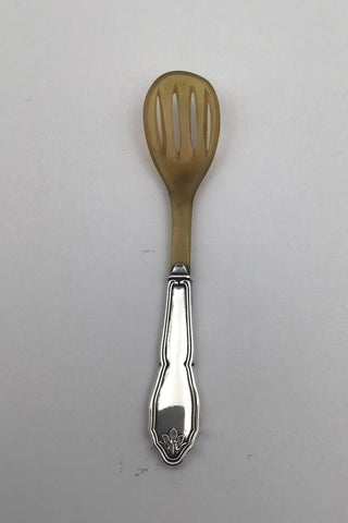 Juliane Marie Silberner Kaviarlöffel (Horn laf)