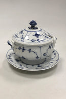 Royal Copenhagen Musselmalet Riflet Lille rund terrin No 205 N2