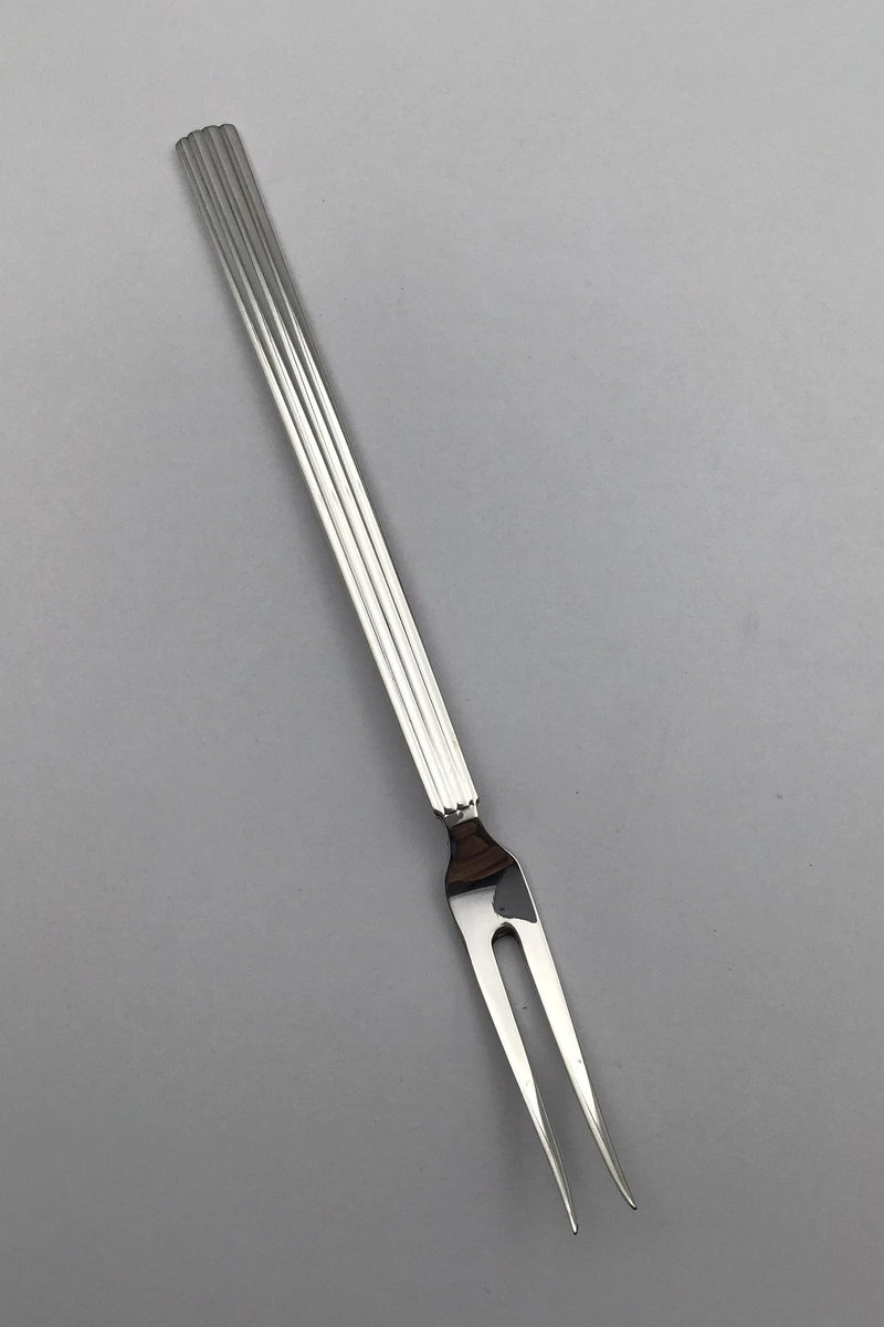 Georg Jensen Sterling Sølv Bernadotte Pålægsgaffel (stor) No. 145