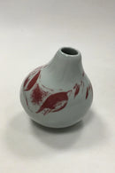 Royal Copenhagen Skewed vase designed by Thorkild Olsen from 1951 No 21104