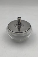 Georg Jensen Sterling Silver Lid and Baccarat Crystal Confiture Glass No. 134C