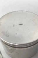 Sølv Salt kar med låg